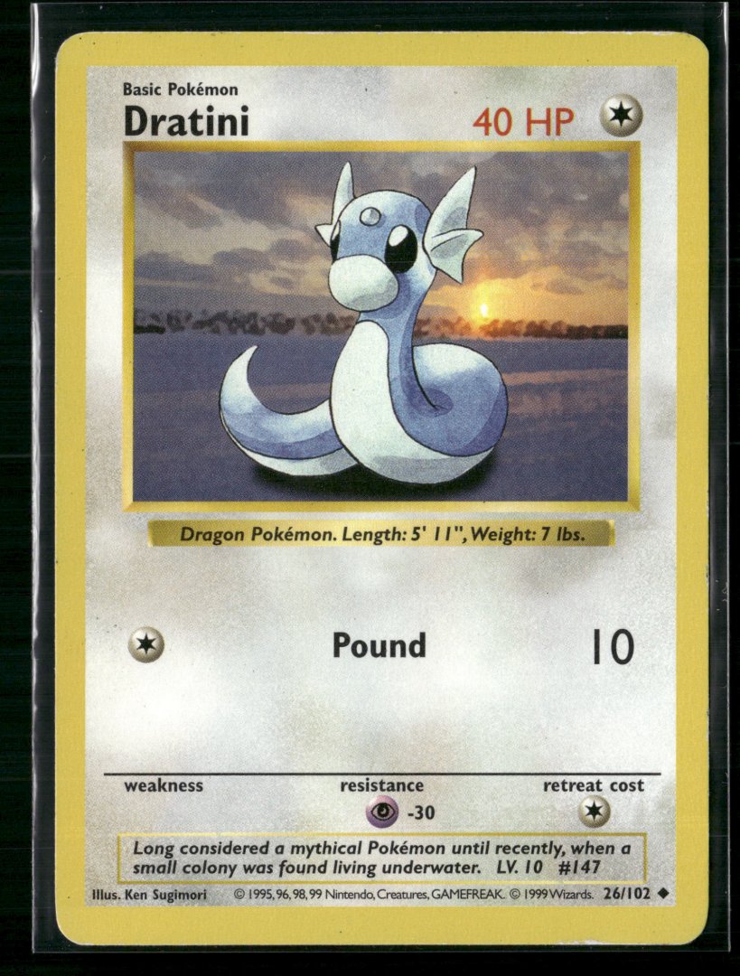 Dratini - Base Set 26/102 - Common