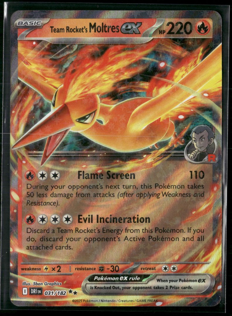 Team Rocket's Moltres ex - EX Team Rocket Returns 031/182 - Rare Holo ex
