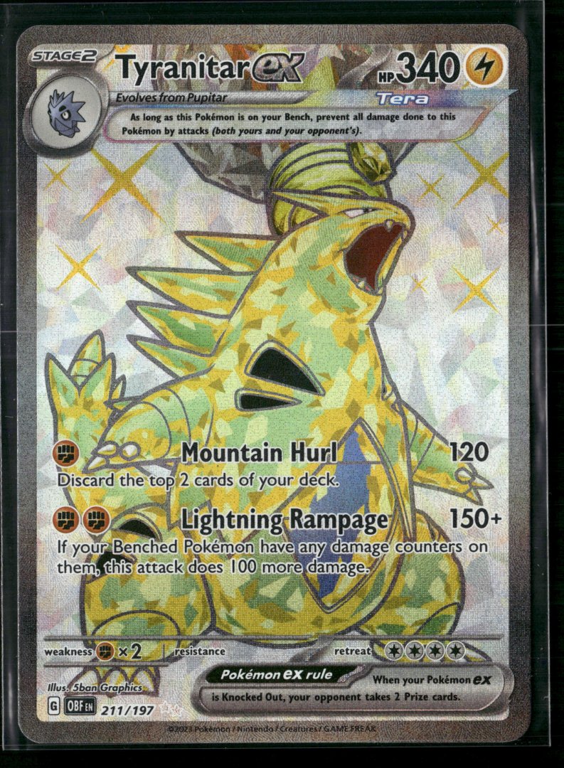 Tyranitar ex - EX Deoxys 211/197 - Rare Holo