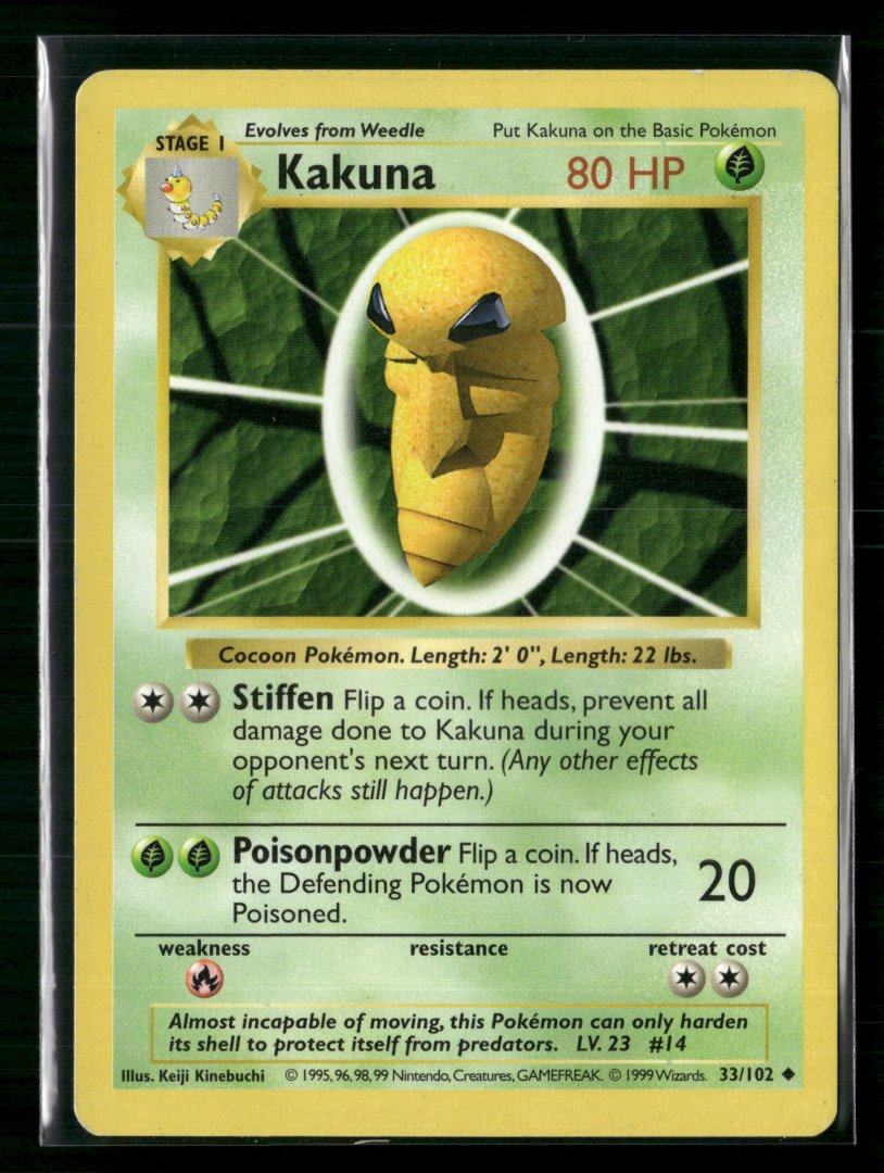 Kakuna - Base Set 033/102 - Common