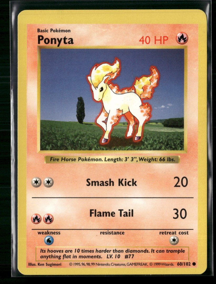 Ponyta - Base Set 077/102 - Common