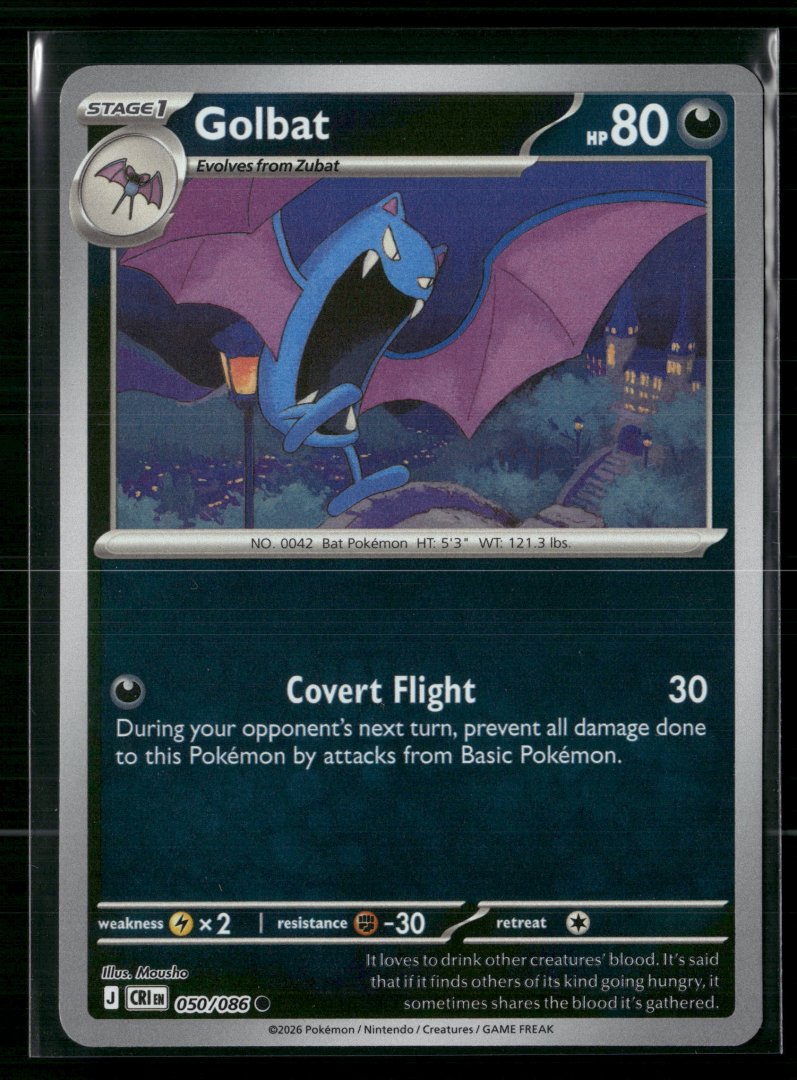 Golbat - ME04: Chaos Rising 050/086 - pokemon - Common Reverse Holo