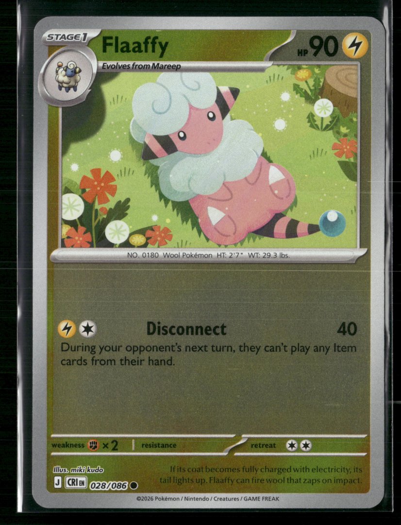 Flaaffy - ME04: Chaos Rising 028 - pokemon - Common Reverse Holo