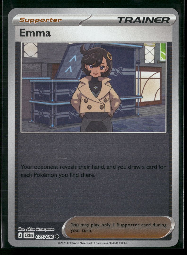 Emma - 077/086 - ME04: Chaos Rising - pokemon - Uncommon Reverse Holo