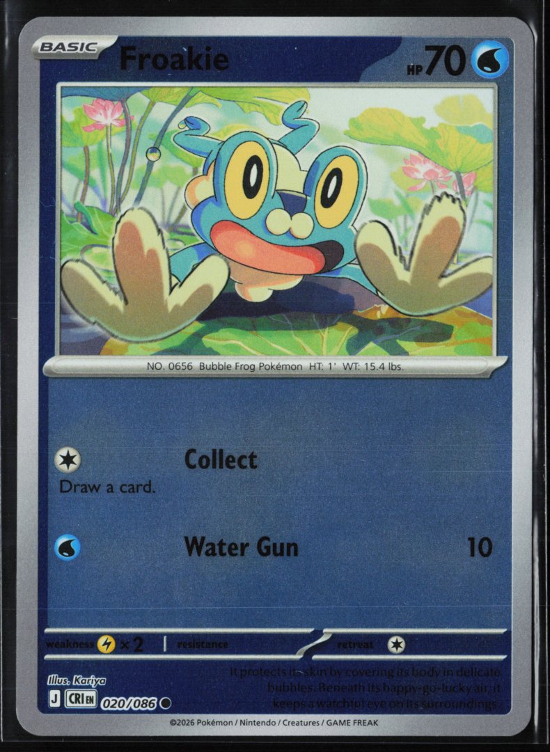 Froakie - ME04: Chaos Rising 020/086 - Pokemon TCG - Common