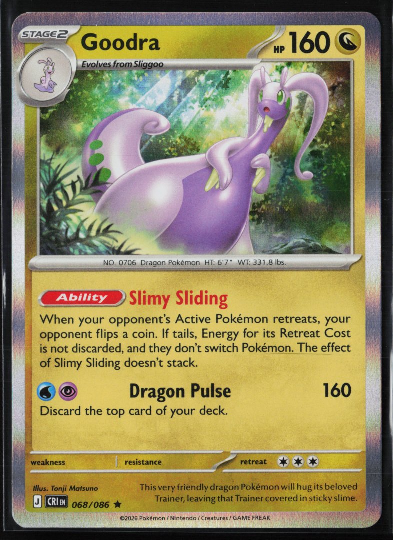 Goodra - ME04: Chaos Rising - Pokemon TCG - Rare Holo