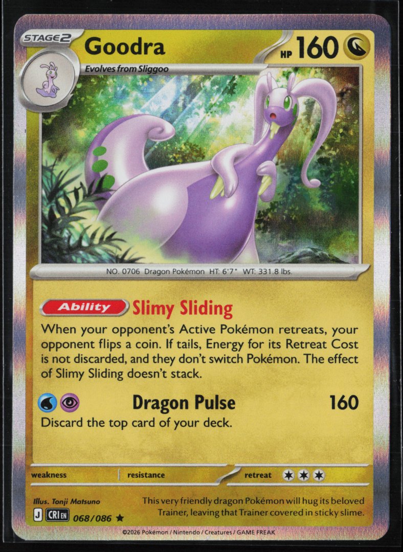 Goodra - ME04: Chaos Rising - Pokemon TCG - Rare Holo