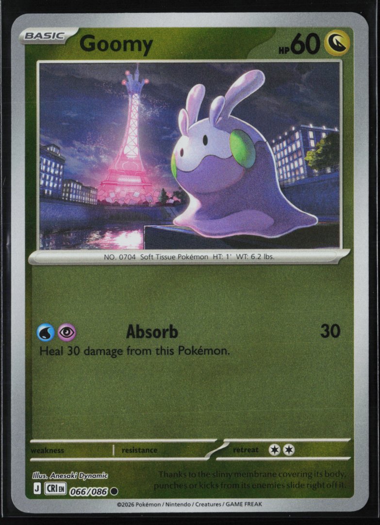 Goomy - ME04: Chaos Rising 066 - Pokemon TCG - Common Reverse Holo