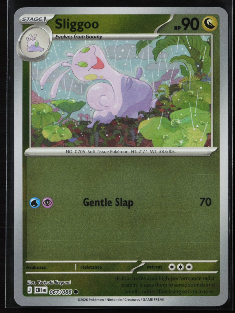 Sliggoo - 067/086 - ME04: Chaos Rising - Pokemon TCG - Common Reverse Holo
