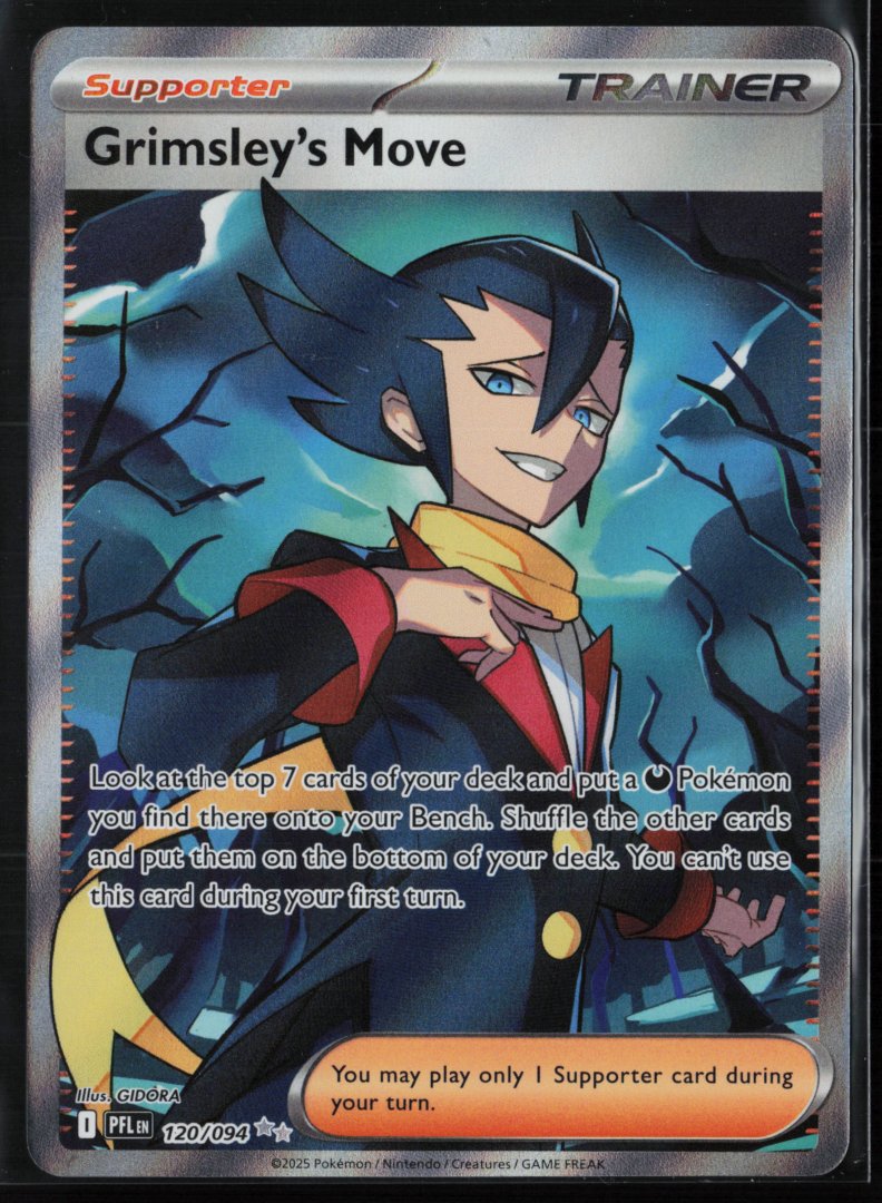 Grimsley's Move - 120/094 - ME02: Phantasmal Flames - Pokemon TCG - Ultra Rare Holo
