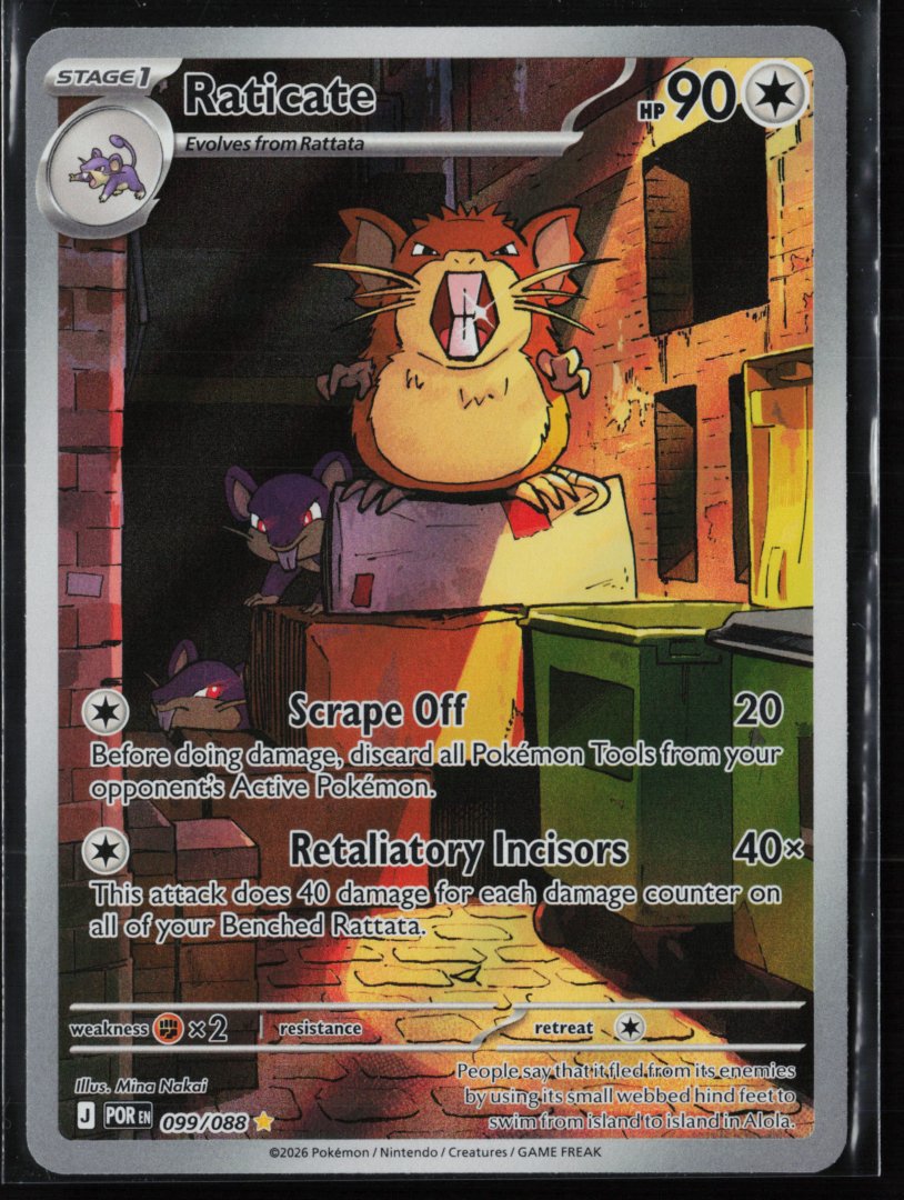 Raticate - ME03: Perfect Order 099/088 - Pokemon TCG - Illustration Rare Holo