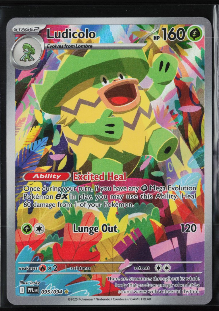 Ludicolo - 095/094 - ME02: Phantasmal Flames - Pokemon - Illustration Rare Holo