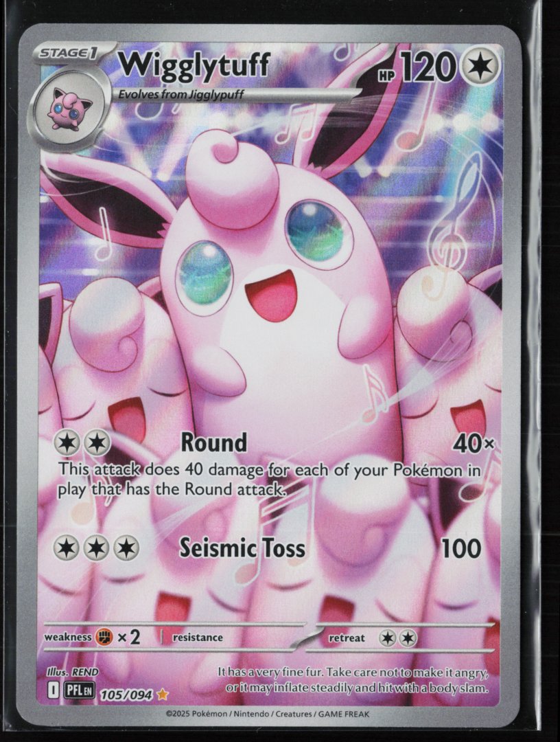 Wigglytuff - 105/094 - ME02: Phantasmal Flames - Pokemon TCG - Illustration Rare Holo