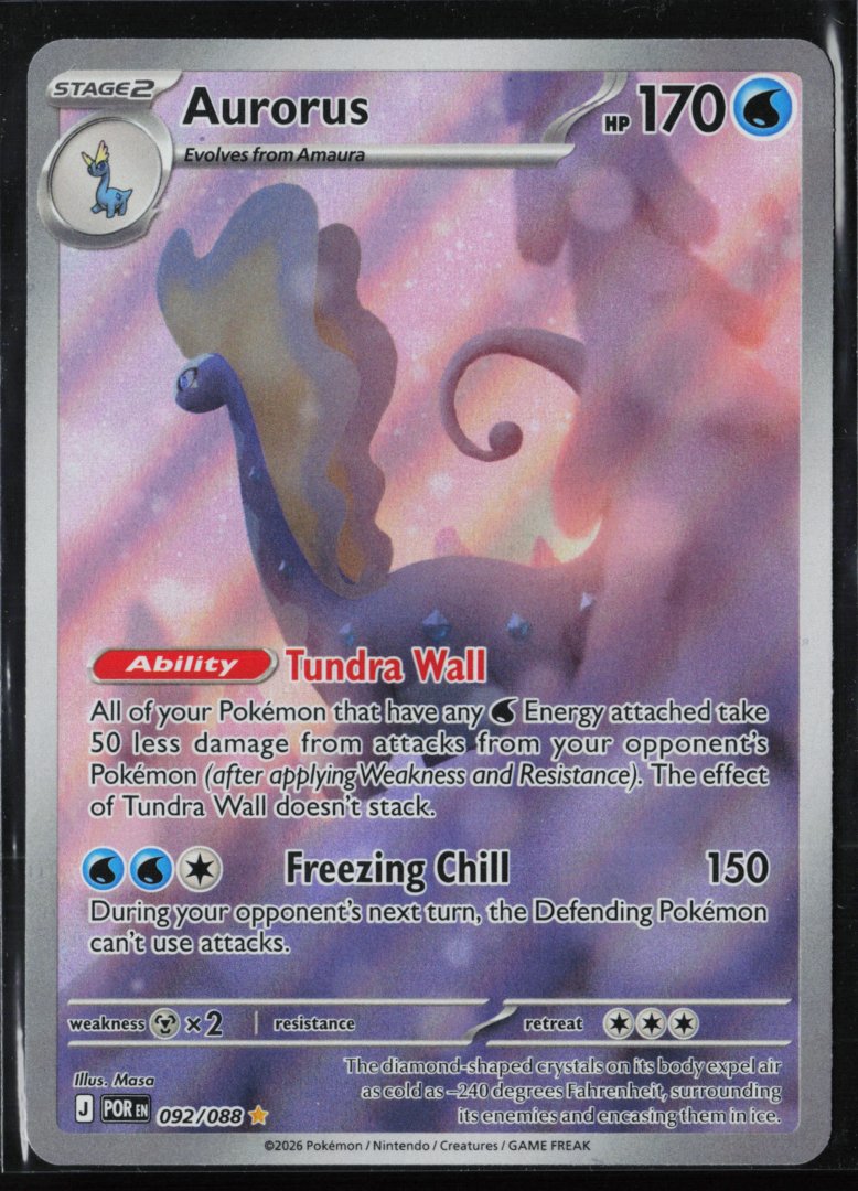 Aurorus - 092/088 - ME03: Perfect Order - Pokemon TCG - Illustration Rare Holo