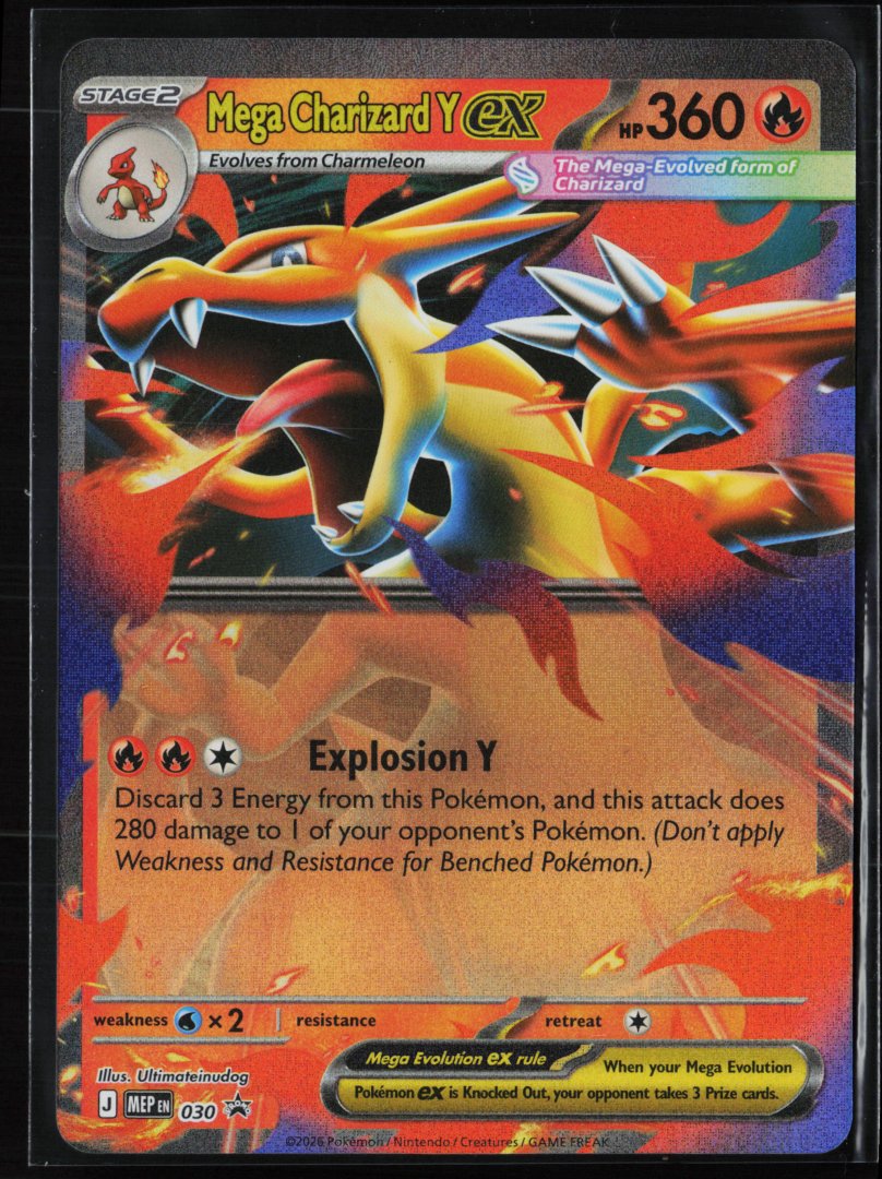 Mega Charizard Y ex - 030 - ME: Mega Evolution Promo - Pokemon TCG - Promo Holo