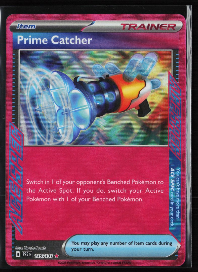Prime Catcher - Prize Pack Series Cards - ACE SPEC Rare Holo
