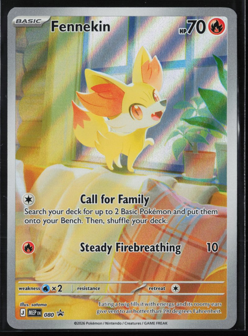 Fennekin - ME: Mega Evolution Promo 080 - Pokemon - Promo Holo