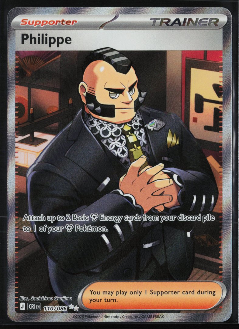 Philippe - ME04: Chaos Rising 110/086 - Pokemon - Ultra Rare Holo