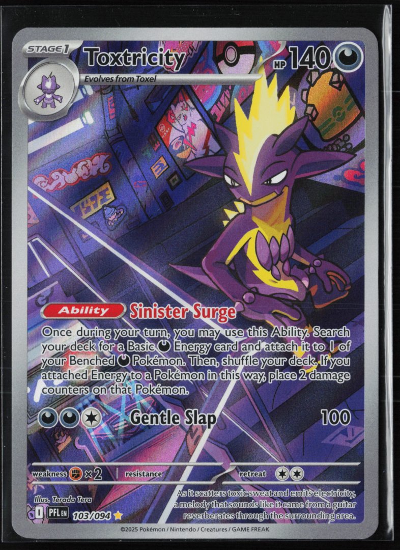 Toxtricity - ME02: Phantasmal Flames 103/094 - Pokemon - Illustration Rare