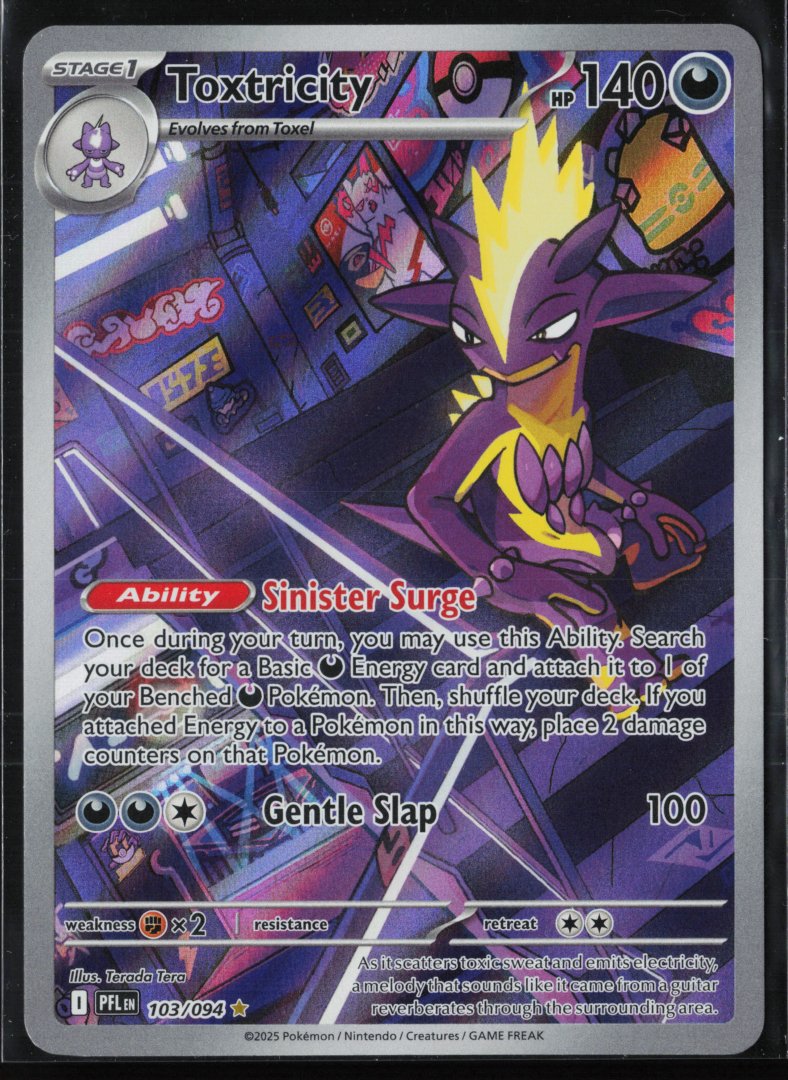 Toxtricity - ME02: Phantasmal Flames 103/094 - Pokemon - Illustration Rare