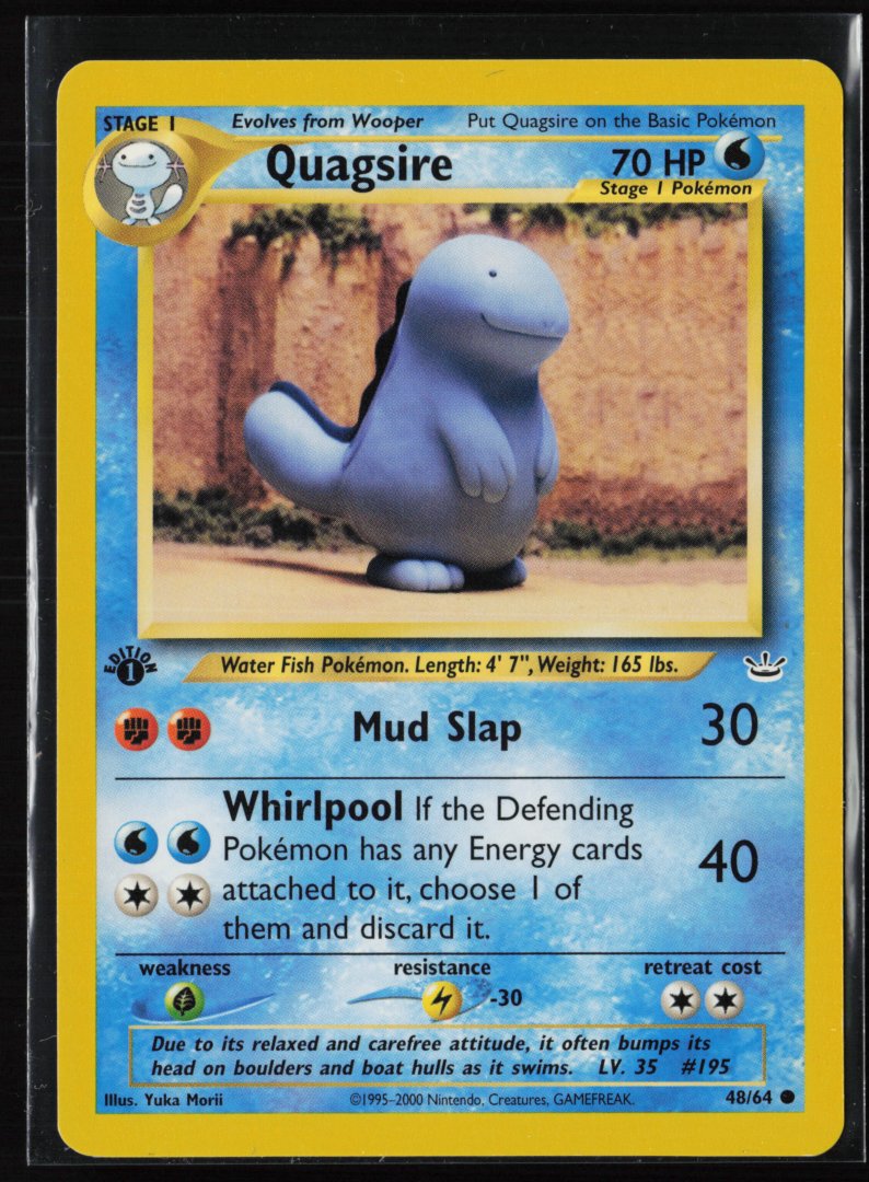 Quagsire - Neo Revelation 48/64 - Pokemon - Common 1st Edition
