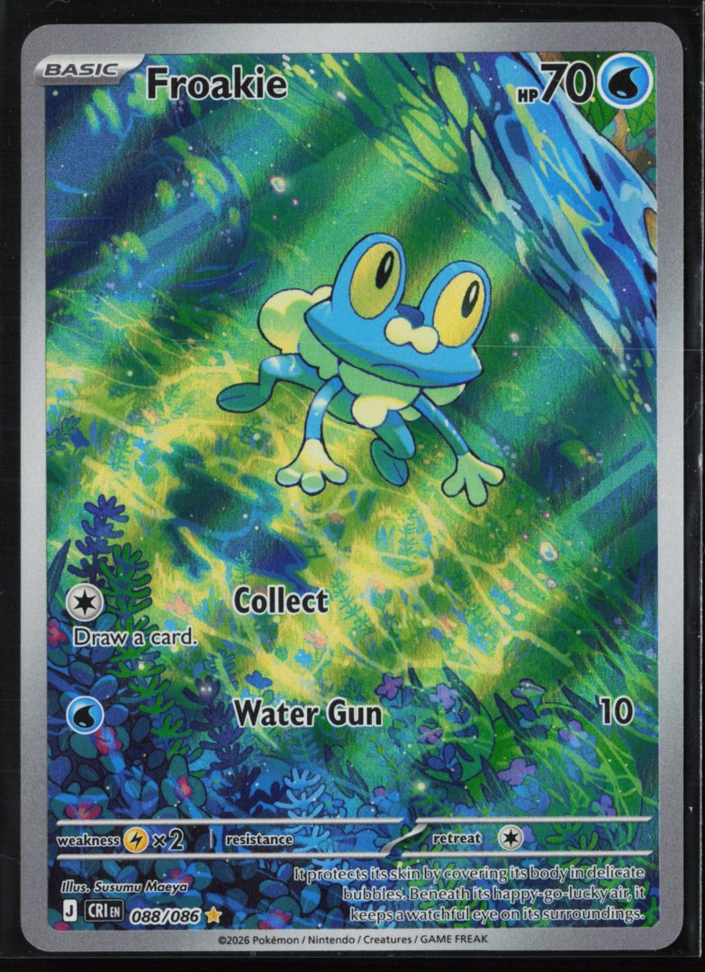 Froakie - ME04: Chaos Rising 088/086 - Pokemon - Illustration Rare Holo