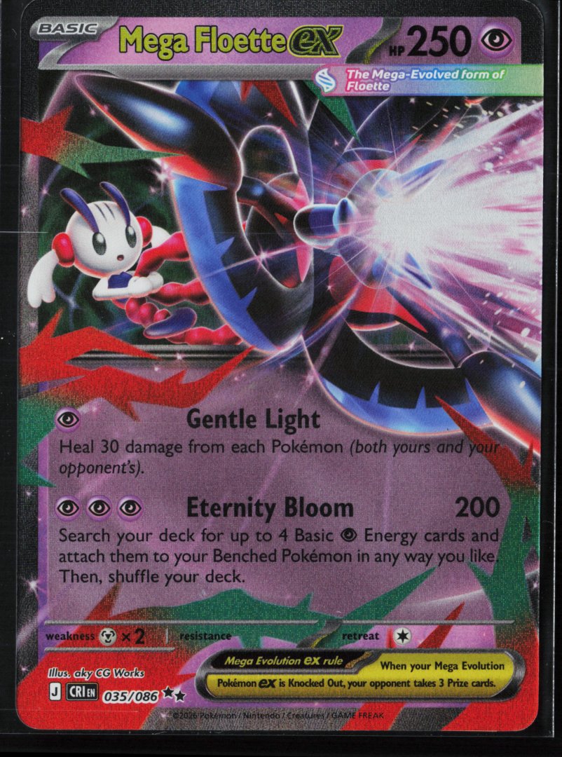 Mega Floette ex - 035/086 - ME04: Chaos Rising - Pokemon - Double Rare Holo