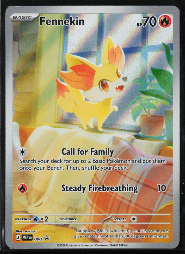 Fennekin - 080 (Pokemon Center Exclusive) - ME: Mega Evolution Promo