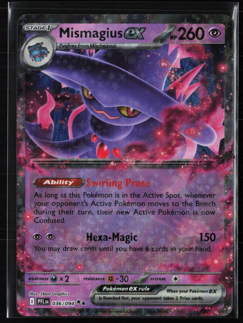 Mismagius ex - ME02: Phantasmal Flames 036/094 - pokemon - Double Rare Holo