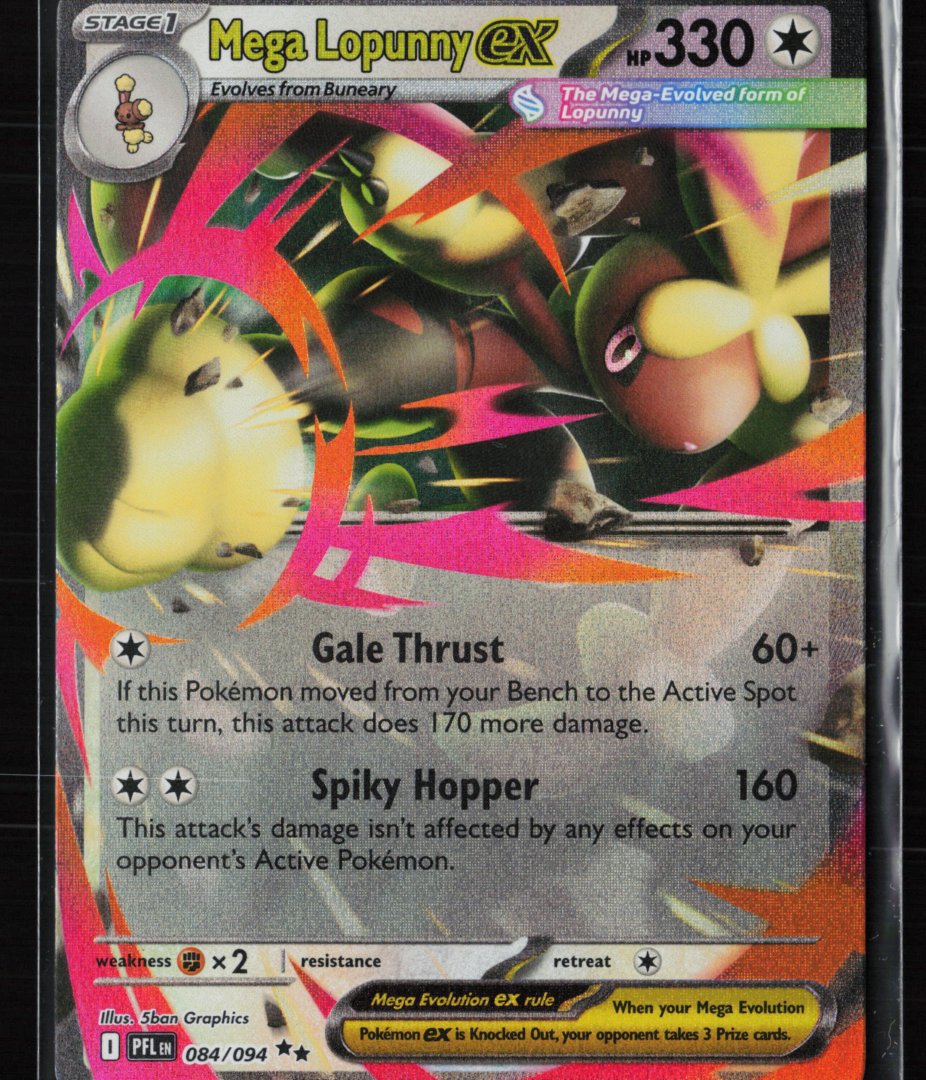 Mega Lopunny ex - 084/094 - ME02: Phantasmal Flames - Pokemon - Double Rare