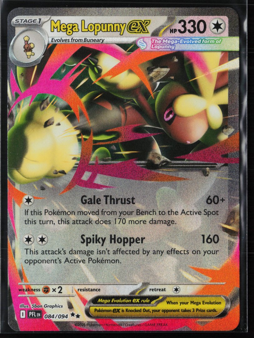 Mega Lopunny ex - 084/094 - ME02: Phantasmal Flames - Double Rare Holo