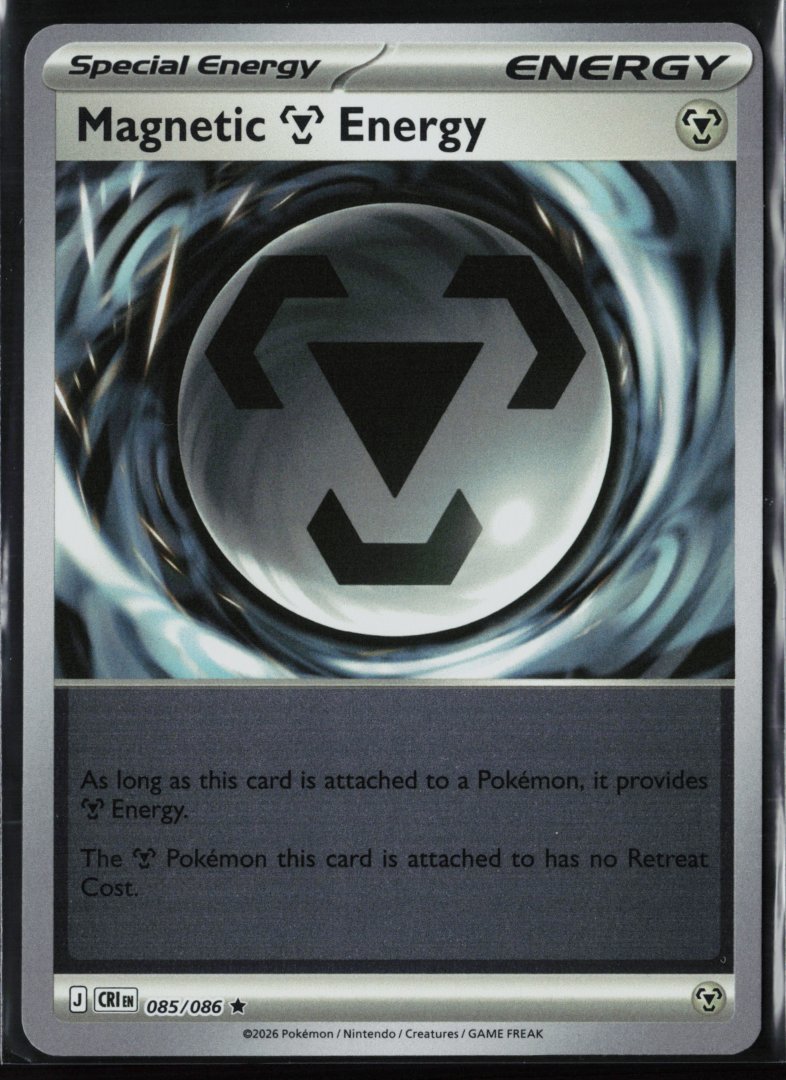 Magnetic M Energy - ME04: Chaos Rising 085/086 - pokemon - Rare Reverse Holo