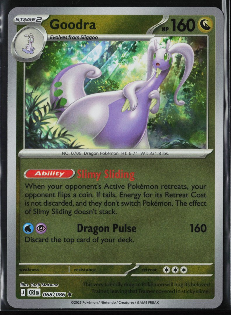 Goodra - ME04: Chaos Rising 068/096 - pokemon - Rare Reverse Holo
