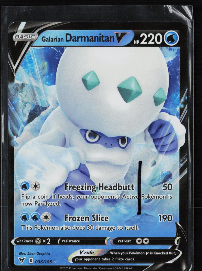 Galarian Darmanitan V - SWSH04: Vivid Voltage 036/185 - Pokemon - Ultra Rare