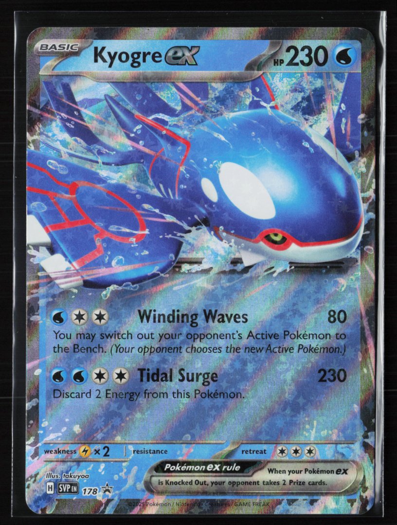 Kyogre ex - XY Promos 178 - pokemon - Promo Holo
