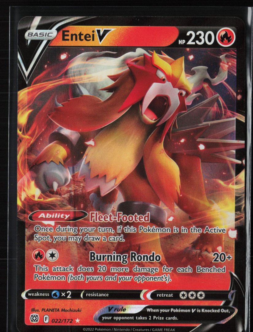 Entei V - Prize Pack Series Cards 230 - pokemon - Ultra Rare Holo