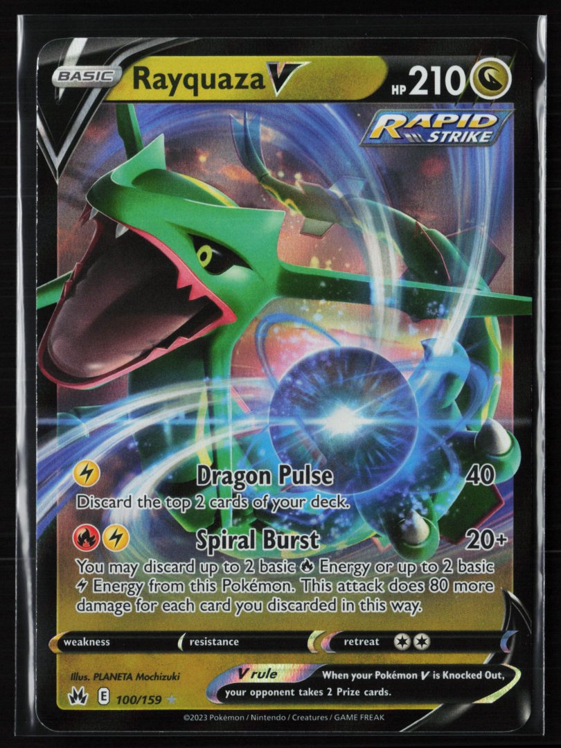 Rayquaza V - SWSH07: Evolving Skies 100/159 - Pokemon - Ultra Rare Holo