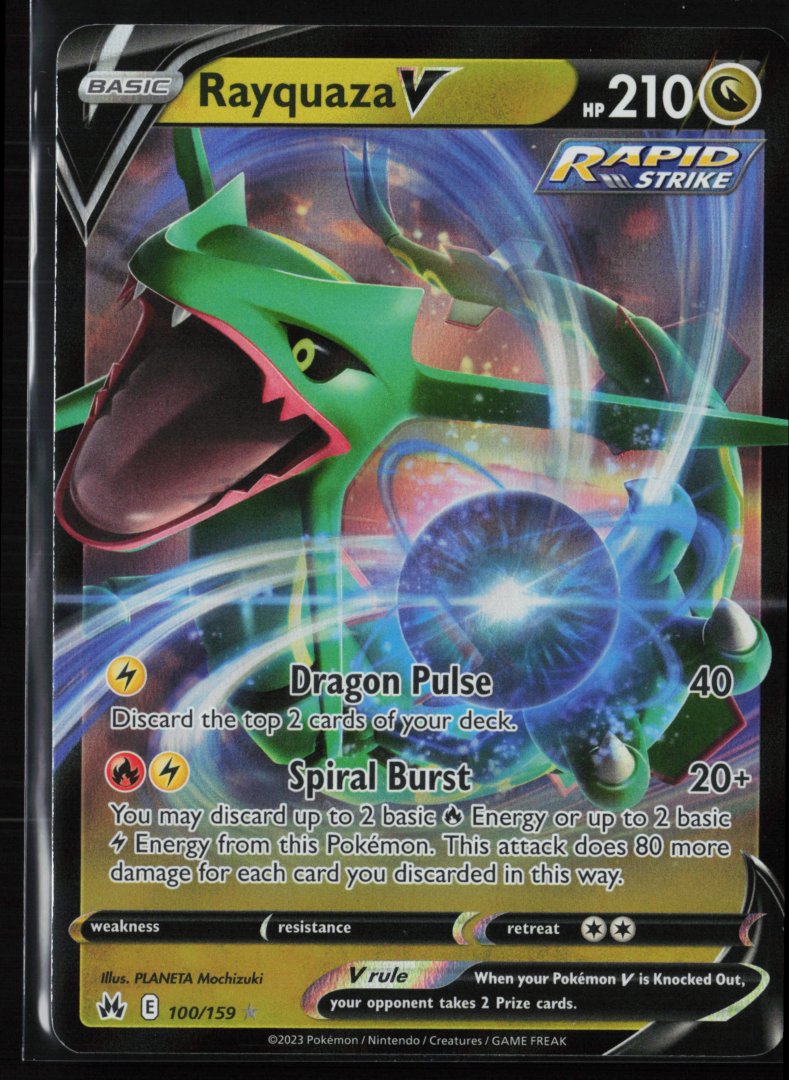 Rayquaza V - SWSH07: Evolving Skies 100/159 - Pokemon - Ultra Rare Holo