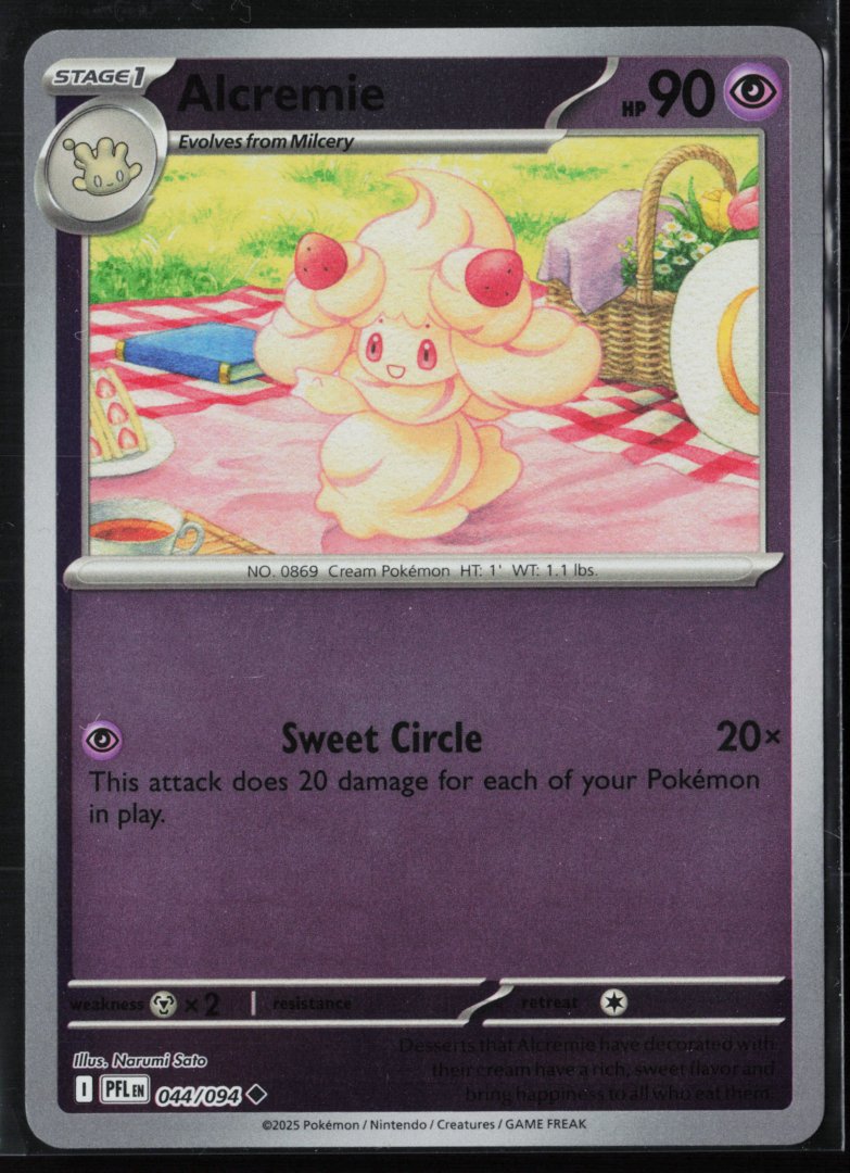 Alcremie - ME02: Phantasmal Flames 044 - pokemon - Uncommon Reverse Holo