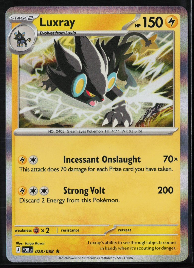Luxray - ME03: Perfect Order 028 - pokemon - Rare Holo