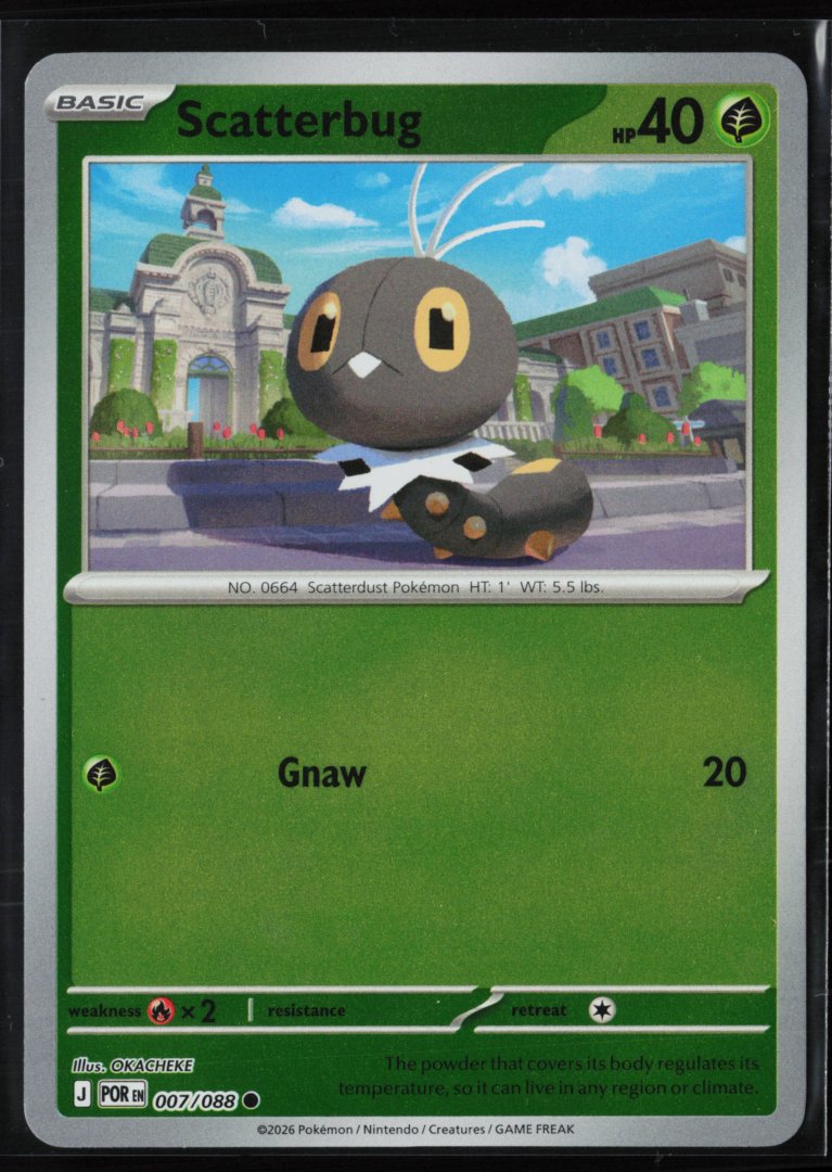 Scatterbug - ME03: Perfect Order 007 - pokemon - Common Reverse Holo