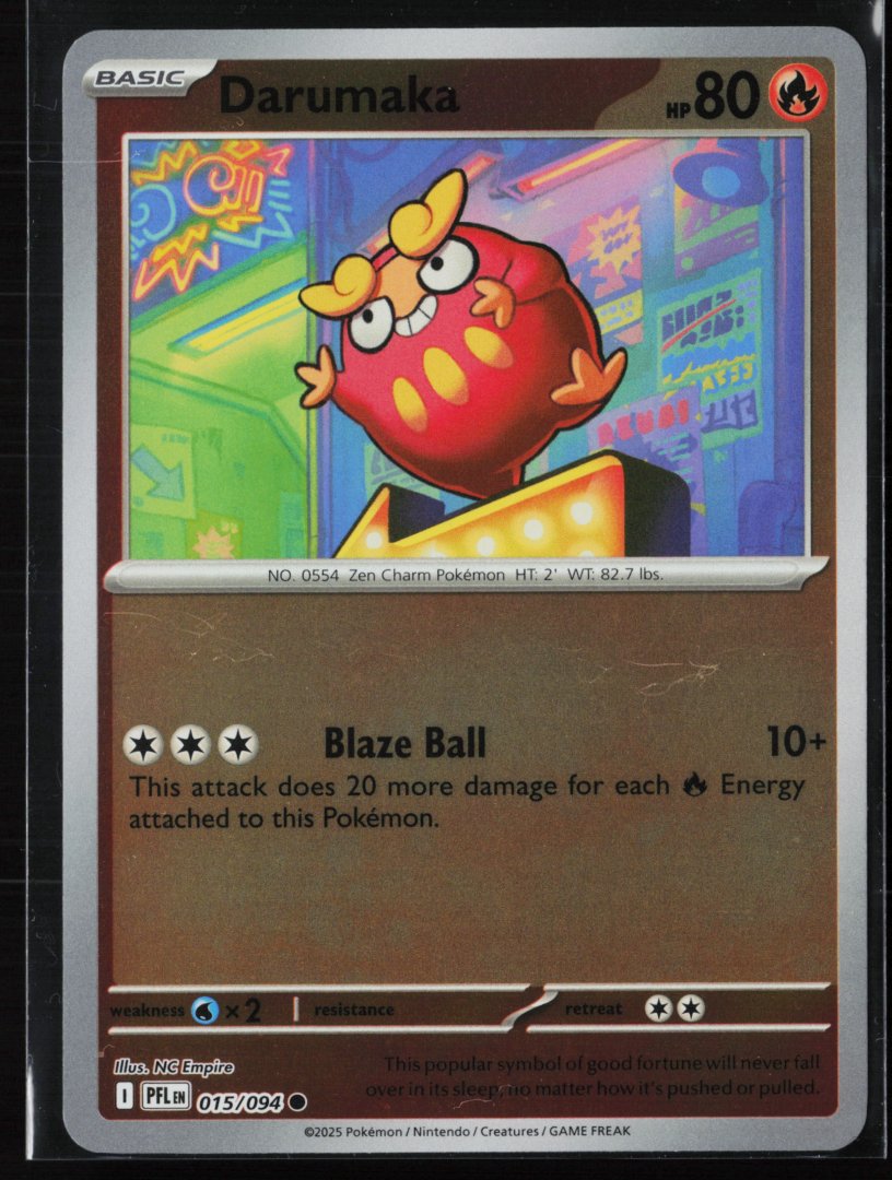 Darumaka - ME02: Phantasmal Flames 057/093 - pokemon - Common Non-Holo