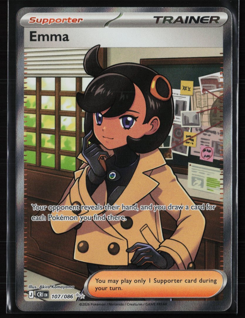 Emma - ME04: Chaos Rising 107/086 - Pokemon - Ultra Rare Holo
