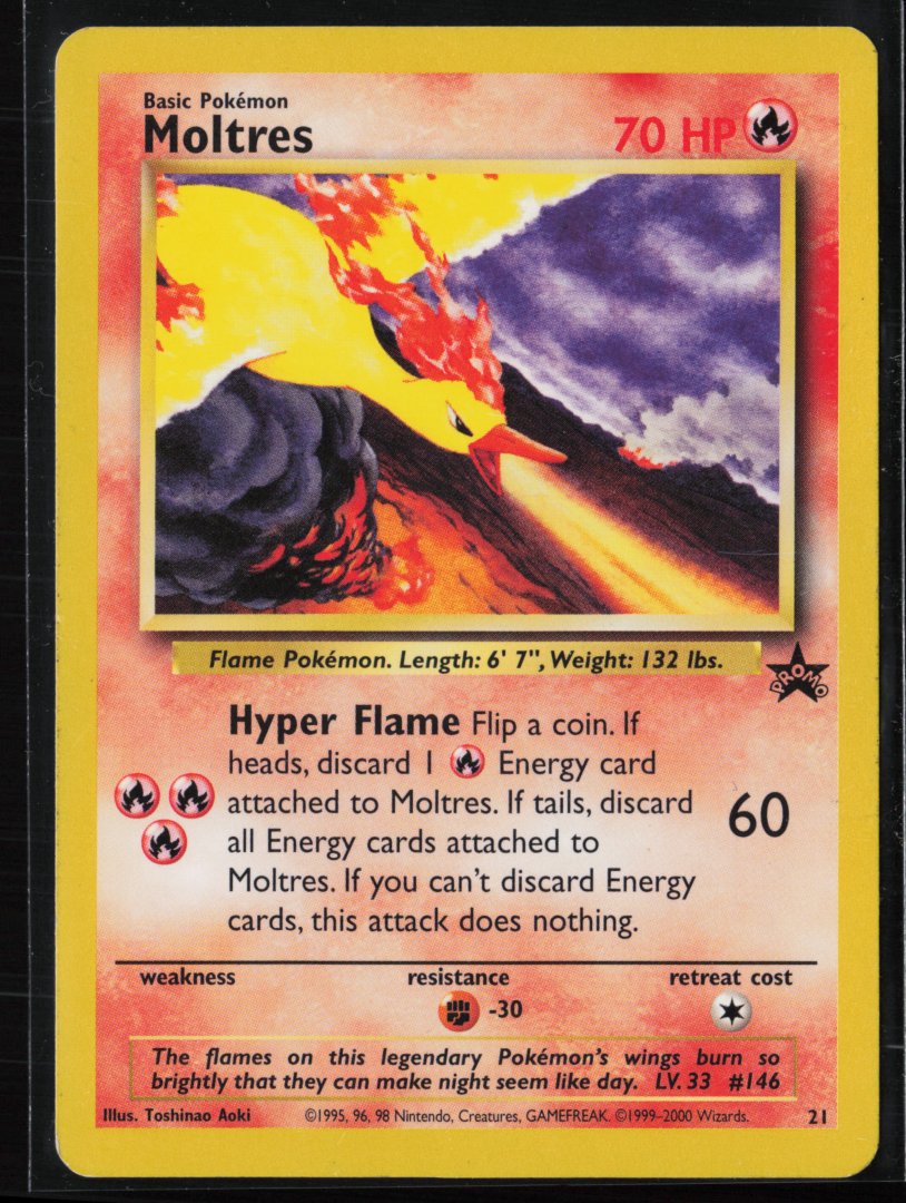 Moltres - WoTC Promo 21 - pokemon - Promo Non-Holo