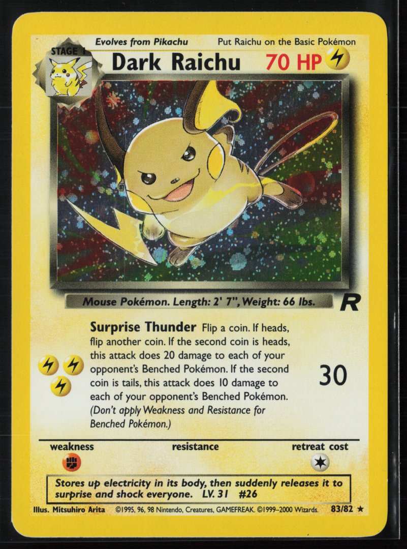 Dark Raichu - Legendary Collection 083/082 - Pokemon - Holo Rare Holo