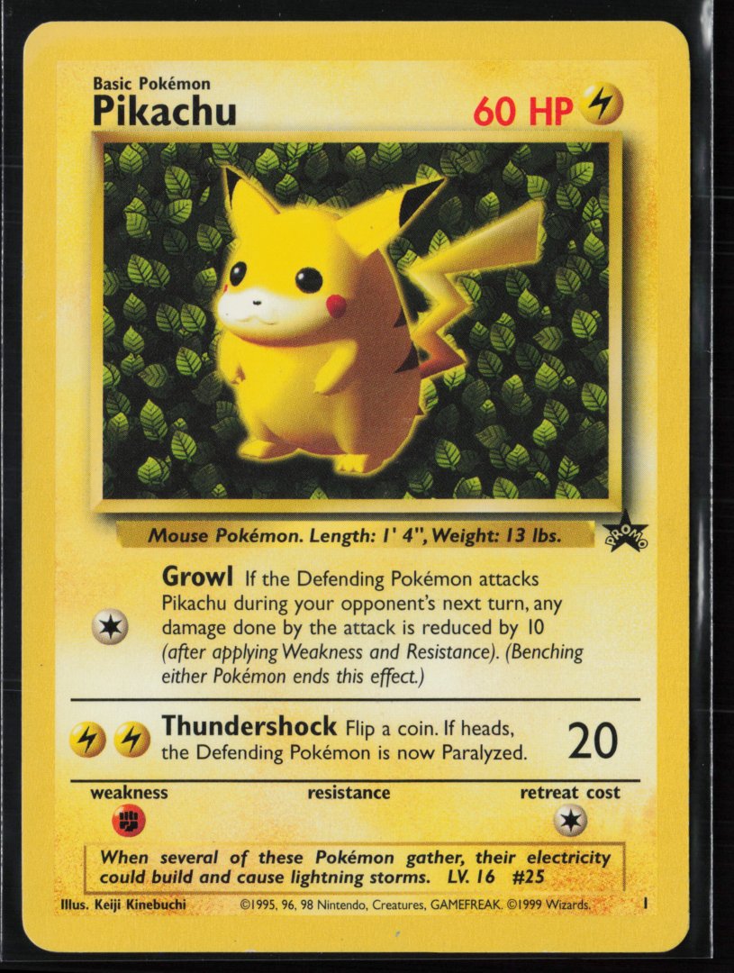 Pikachu (1) - WoTC Promo - pokemon - Promo Non-Holo