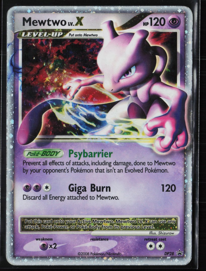 Mewtwo LV.X - Diamond and Pearl Promos DP28 - Pokemon - Promo Holo