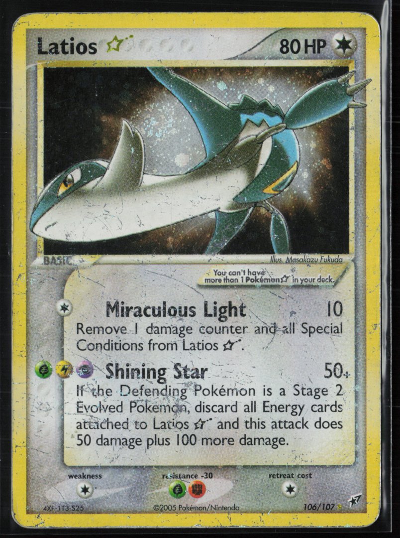 Latios Star - Deoxys 106/107 - Pokemon - Ultra Rare Holo