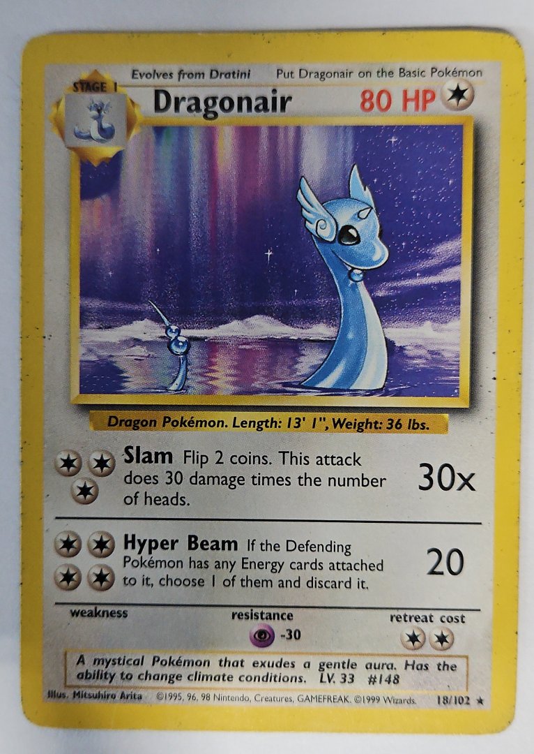 Dragonair - Base Set 2 18/102 - Pokemon - Rare Non-Holo