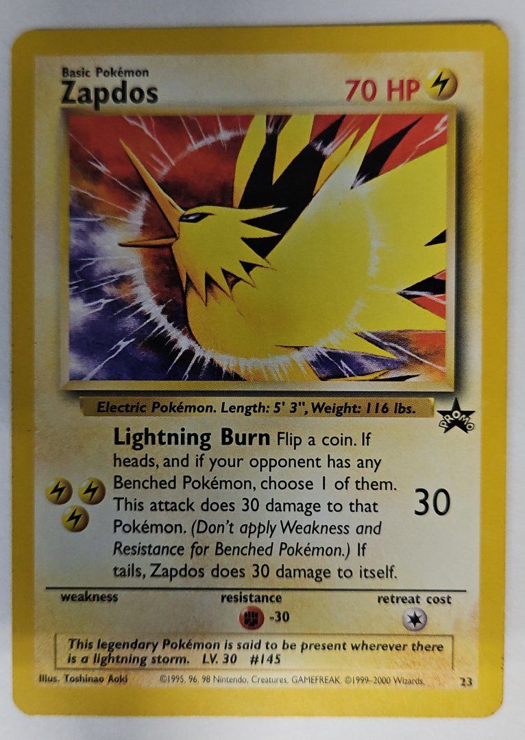 Zapdos - Wizards Black Star Promos 23 - Promo